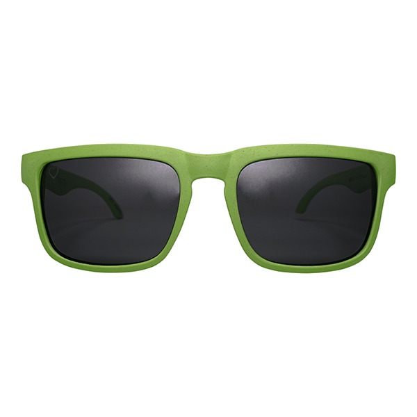 práctica Teseo insecto terra Verde Nero - Gafas de sol con montura Verde y cristales Negros.